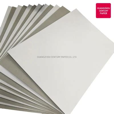 Recycled White Grey Back Duplex Board Papers China White Back Duplex