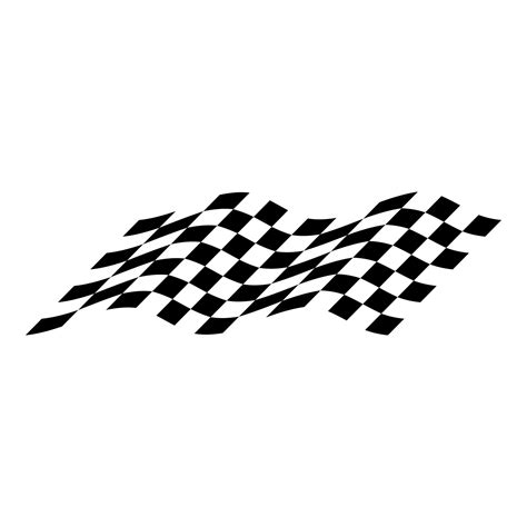 black and white racing flag logo design 26329505 Vector Art at Vecteezy