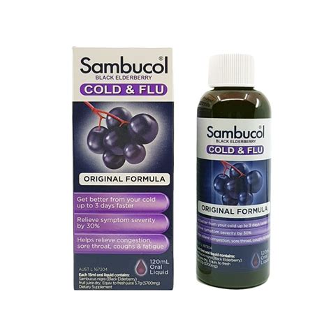 Sambucol Cold Flu Ml Oral Liquid Adore Pharmacy