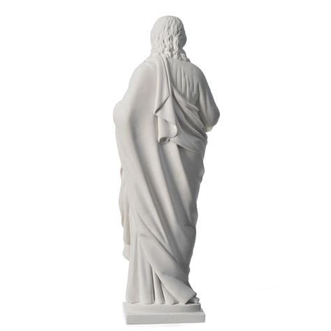 Statue Sacr Coeur Marbre Reconstitu Cm Vente En Ligne Sur Holyart