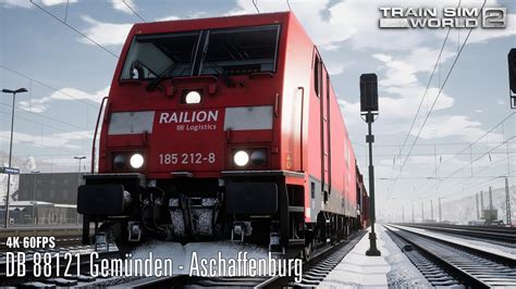 DB 88121 Gemünden Aschaffenburg Main Spessart Bahn BR 185 2