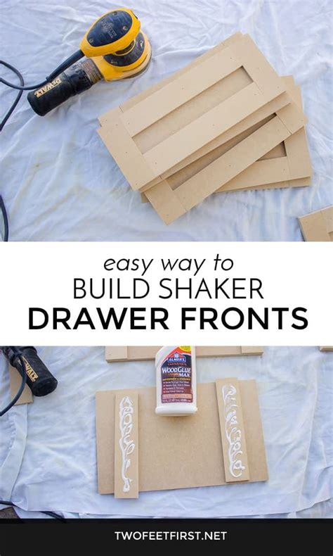 Build Shaker Style Drawer Front - TwoFeetFirst