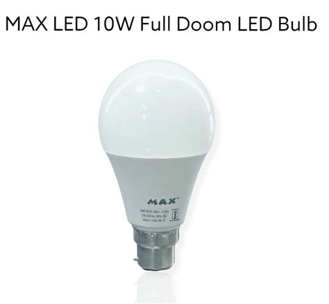 Ceramic W Full Doom Led Bulb Cool Daylight Base Type B At Rs