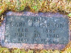 Carl Larson Find A Grave Memorial