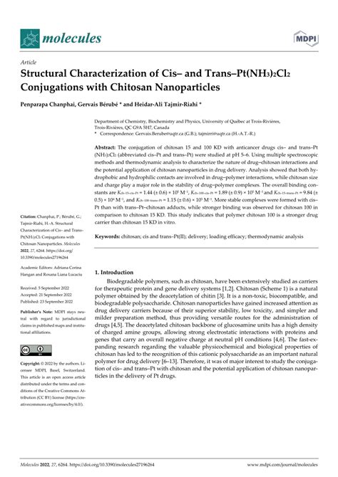 PDF Structural Characterization Of Cis And TransPt NH3 2Cl2