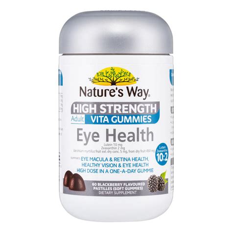 Nature S Way High Strength Adult Vita Gummies Eye Health Guardian