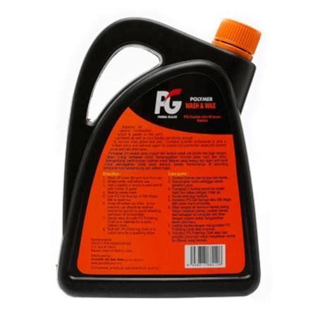 Pg Polymer Wash Wax Jumbo Pack Ml