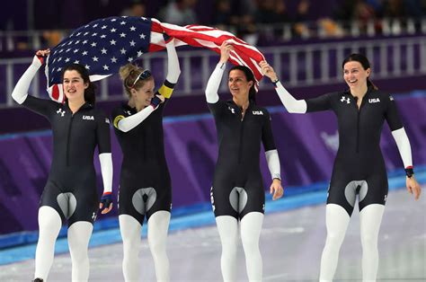 Team Usa Speed Skating Uniform Crotches Have A Purpose At Winter