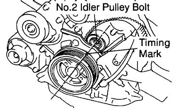 Q A Lexus LS400 Timing Belt Replacement 1UZFE Timing Marks