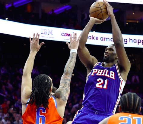 Embiid return inspires Sixers over Thunder | The Manila Times