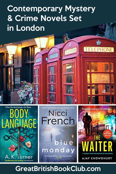 9 Intriguing British Mystery And Crime Novels Set In Contemporary London Great British Book Club