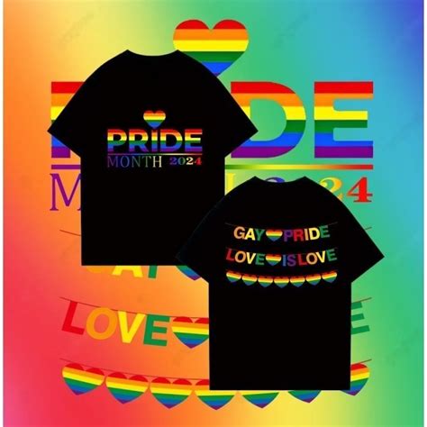 HOT LGBT Rainbow Pride Month Gay Lesbian Bisexual Transgender Unisex Cotton Can Be Worn By Both