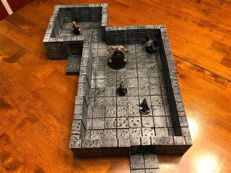 Dungeon Big Cave Modular Tile Set 28mm Dungeons And Dragons Pathfinder