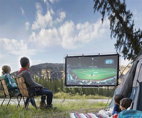 Outdoor Big Screen, No projectore / 100 inch | Best outdoor projector ...