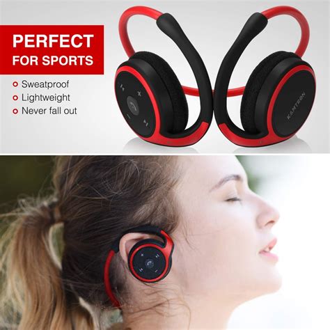 Kamtron Bluetooth Running Headphones Marathon Wireless Earphones With