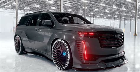 Heres The Cadillac Escalade Widebody Design That Makes The Escalade V Look Puny