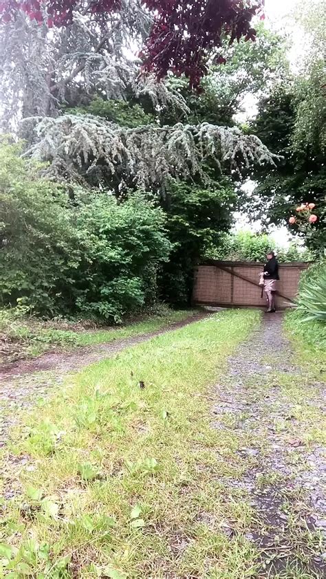 Dressed With A Short Beige Skirt For A Night Out Gay Outdoor Porn XHamster