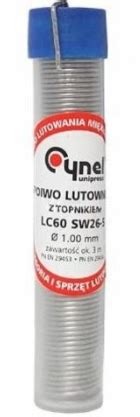 Cyna Z Topnikiem 1 00 Mm 16g Sn60Pb40 W Fiolce Sklep Opinie Cena