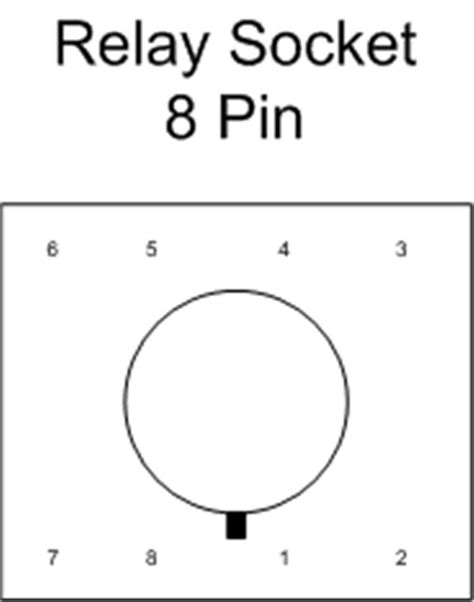 8 Pin Relay Socket Wiring Diagram