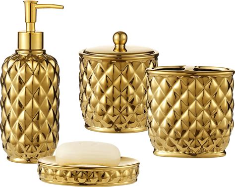 Surui 5 Piece Bathroom Ceramic Bathroom Accessories Set