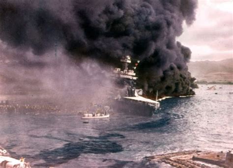 Rare And Incredible Color Photographs Of The Attack On Pearl Harbor In