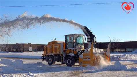 Snow Removal In Montreal Quebec Canada Larue T Youtube