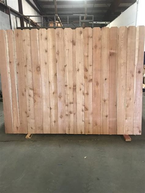 Western Red Cedar Fence Panels 5/8x6x6x8 - OKC Fence Panel Builder