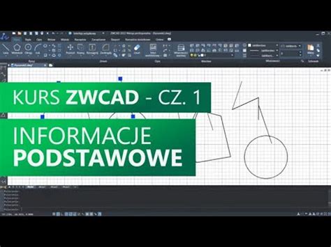 Podstawowe informacje o programie CAD Kurs ZWCAD Część 1 YouTube