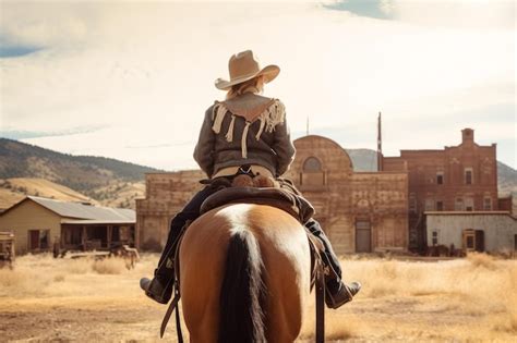 Ni O Vaquero Salvaje Oeste Generar Ai Foto Premium