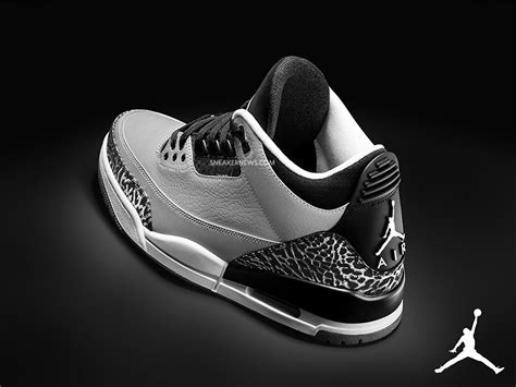 Air Jordan 3 "Wolf Grey" - SneakerNews.com