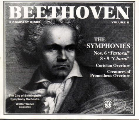 Ludwig Van Beethoven Beethoven City Of Birmingham Symphony Orchestra Walter Weller The