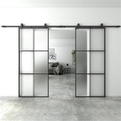 BARNSMITH 60 x 80 in Double Glass Barn Door with 10 Philippines | Ubuy