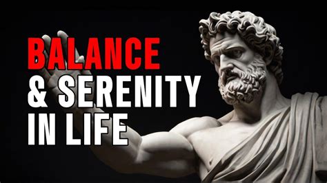 Balance And Serenity In Life Youtube