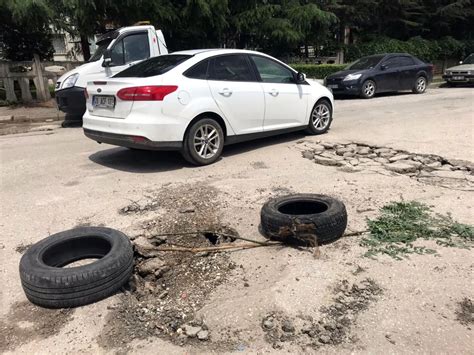 Son dakika Sel sonrası oluşan çukurlara lastikli önlem Son Dakika