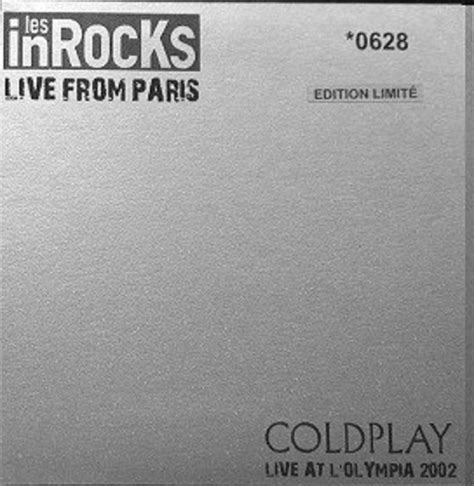 Tube Coldplay 2002 08 27 Paris Fr Fmflac