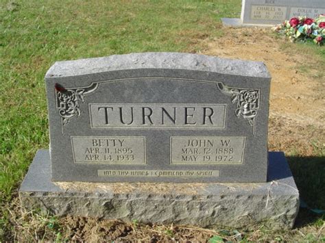 John Wesley Turner 1888 1972 Memorial Find A Grave