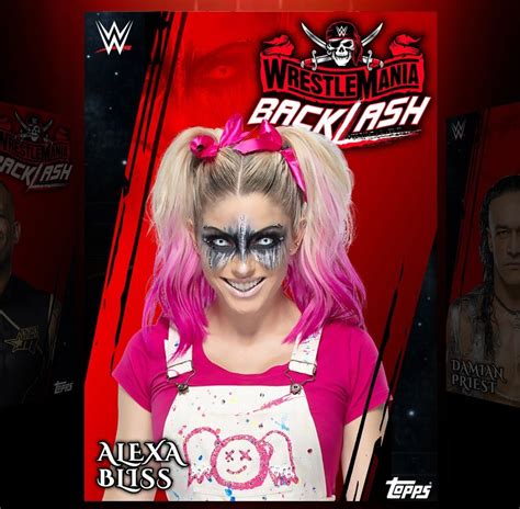 Alexa Bliss WrestleMania Backlash Topps card : r/AlexaBliss