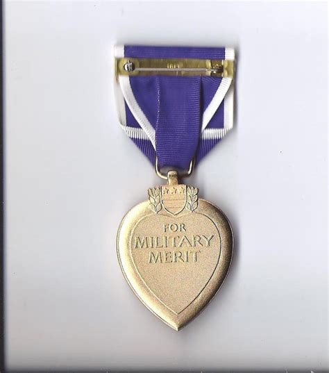 One Full Size Purple Heart Award Medal Showing George Washington Etsy