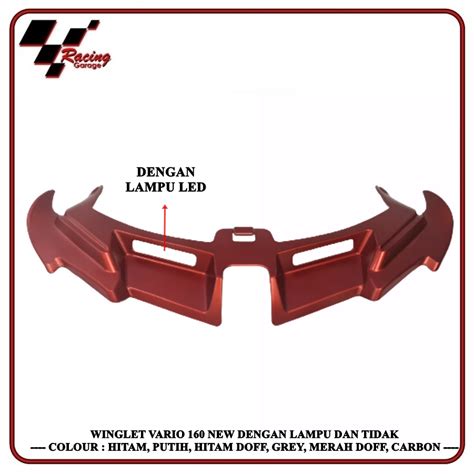 Jual Winglet Vario Abs Cbs Iss New Lampu Led Wingled Honda V