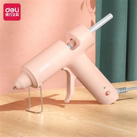 Jual Deli Hot Melt Glue Gun Lem Tebak 20W 60W 100 240V Warna Pastel Dengan Refill 10pcs 3140X