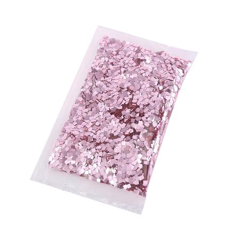 50 Grams Pink DIY Art & Craft Confetti Glitters - Chunky Glitters ...