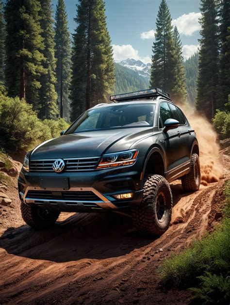 Premium Free Ai Images Volkswagen Tiguan Lifted Offroad