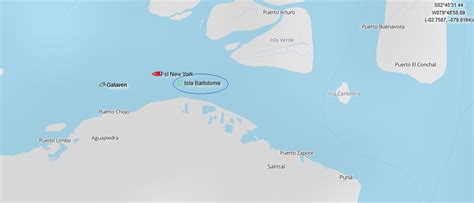 Bartolome Island Map