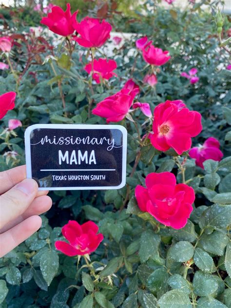 Custom Missionary Mama Sticker Missionary Mom T Latter Etsy