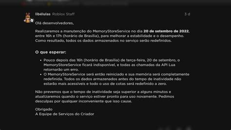 RTC em português on Twitter NOTÍCIA O Roblox fará uma pequena