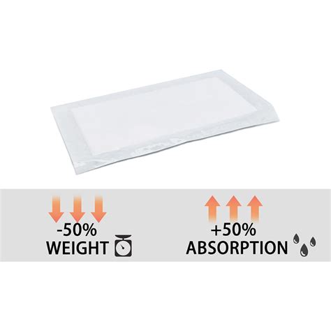 Dlac40 4x65 White Dri Loc Pad Meat Absorbent Pad 2000 Pcs Hd