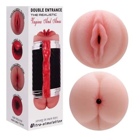 Masturbador Duplo Vagina E Ânus Em Cyberskin Parcelamento sem juros