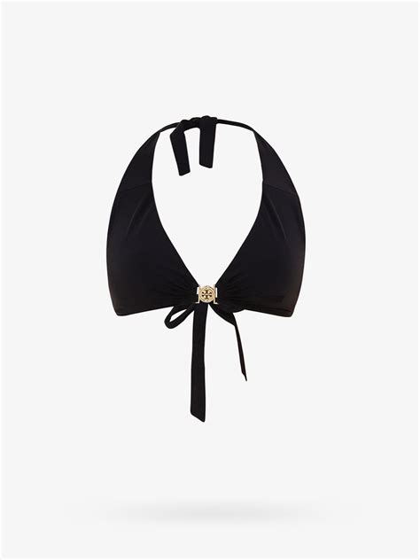 Tory Burch Miller Bikini Top In Black Whats On The Star