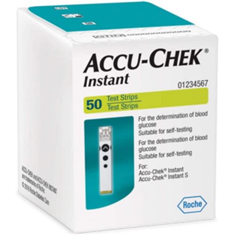 Accu-Chek Instant 50 Blood Glucose Test Strips | Diabetesteststrips...