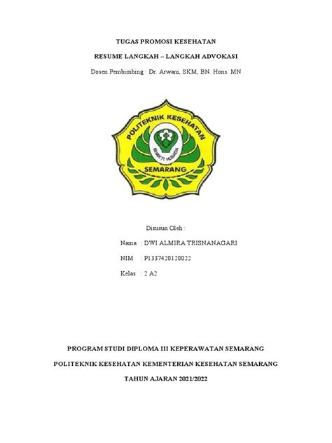Langkah - Langkah Advokasi | PDF